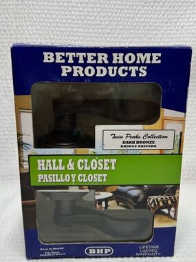 Better Home Products Dark Bronze Hall & Closet Door Lever